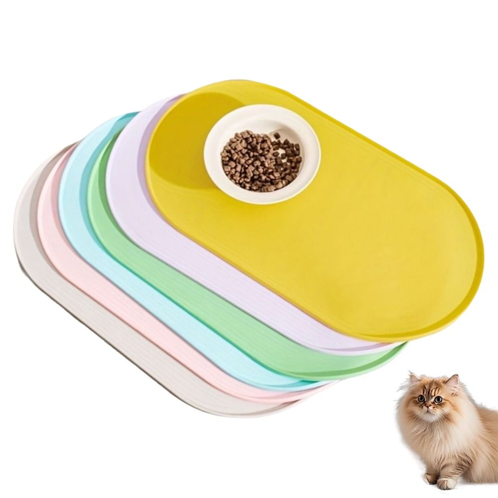 Pet Supplies Dog Food - Прочный силиконовый коврик для кормления животных,