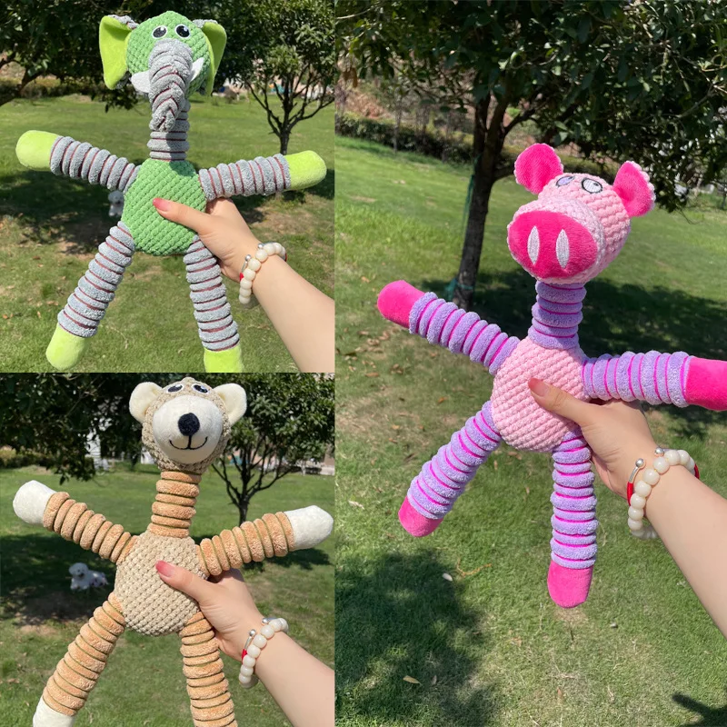 Pet Dental Chew Toy - Неразрушимые пищащие игрушки для собак крупных