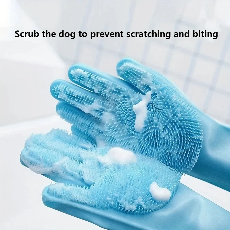 Pet Grooming Glove - Перчатки для ухода за животными: для