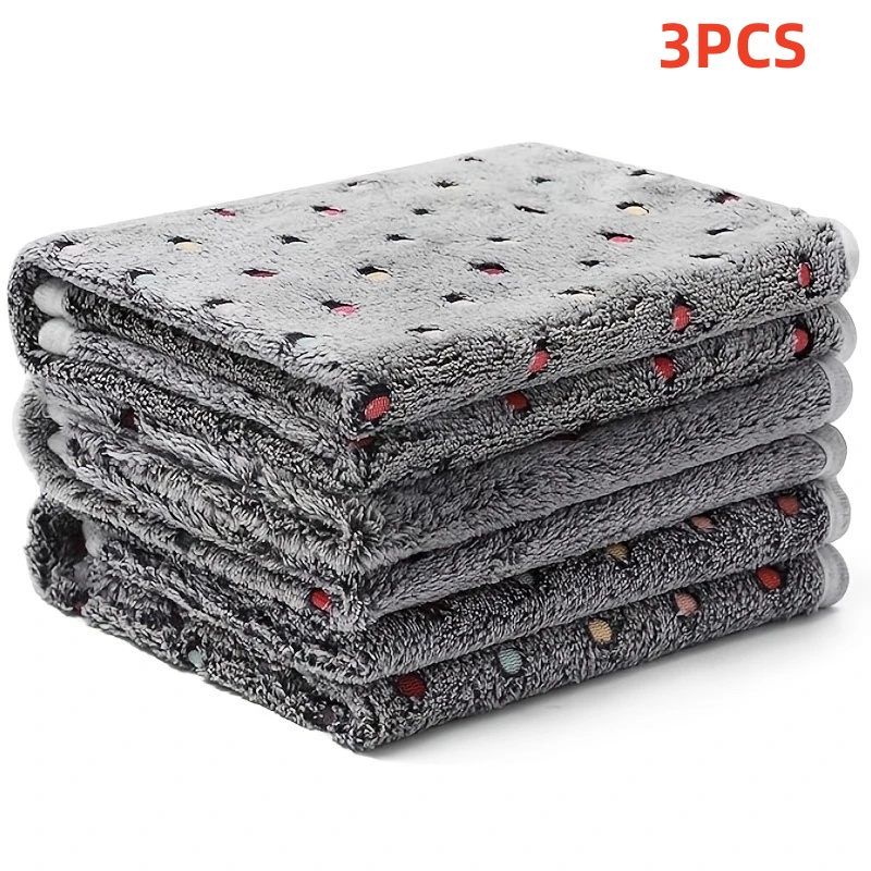 Pet Supplies Dog Food - 3 шт. мягкое пушистое одеяло для