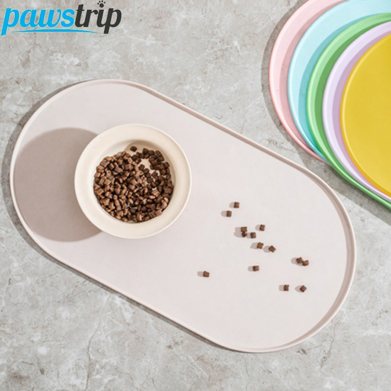 Pet Supplies Dog Food - Овальный коврик для кормления домашних животных