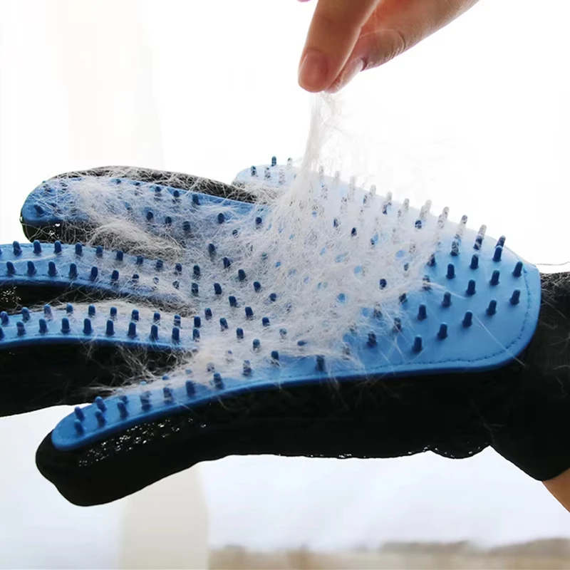 Перчатки для ухода за кошками, – обзор и цена Pet Grooming Glove