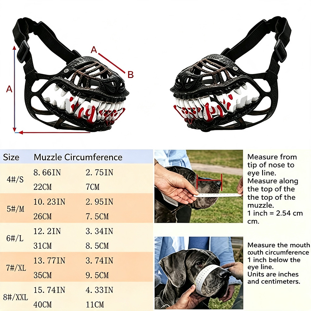 3D-реалистичный намордник для  – обзор и цена Dog Muzzle Silicone