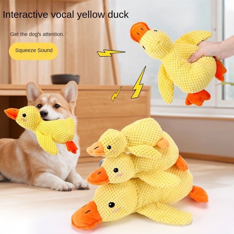 Плюшевая игрушка-утка для соба – обзор и цена Pet Dental Chew Toy