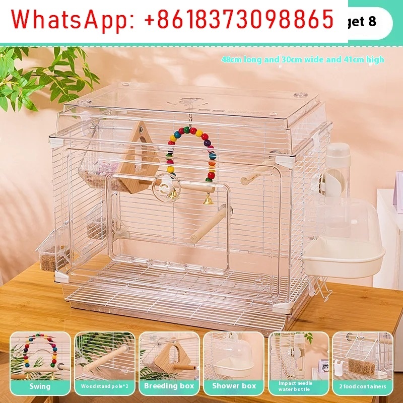 1 шт. Акриловая прозрачная рос – обзор и цена Bird Cage Parrot