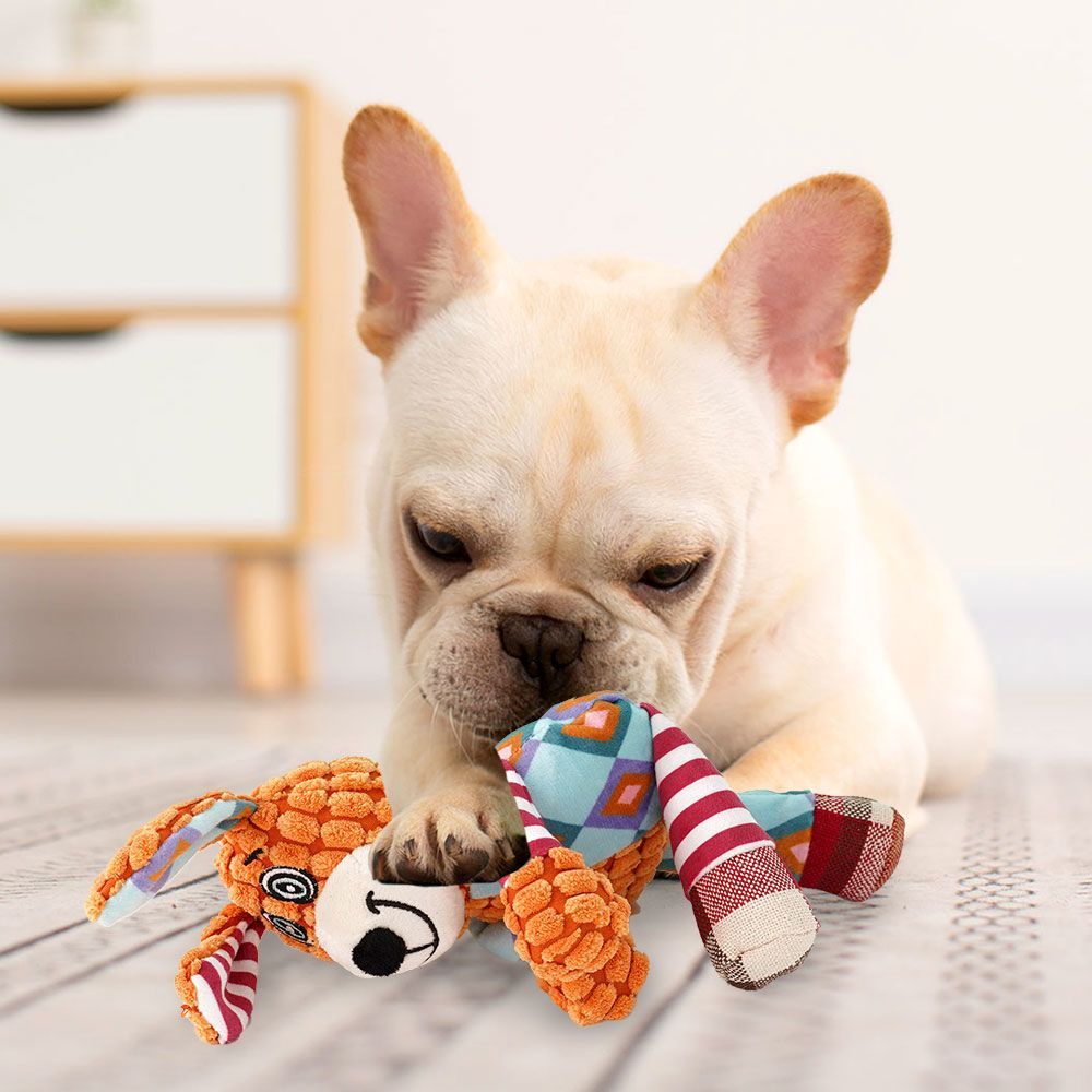 Мультяшная красочная плюшевая  – обзор и цена Pet Dental Chew Toy