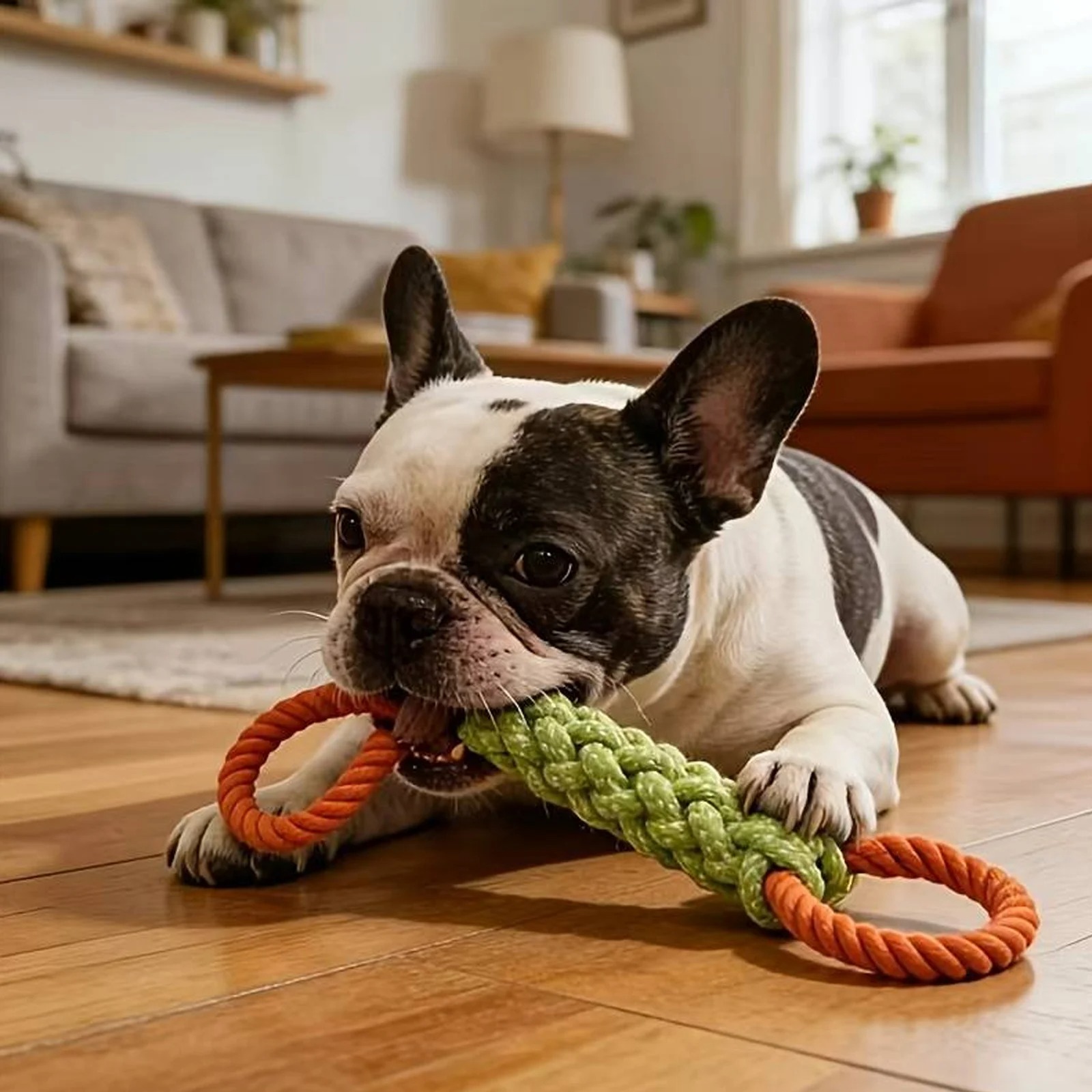 Прочная веревочная игрушка-узе – обзор и цена Pet Dental Chew Toy