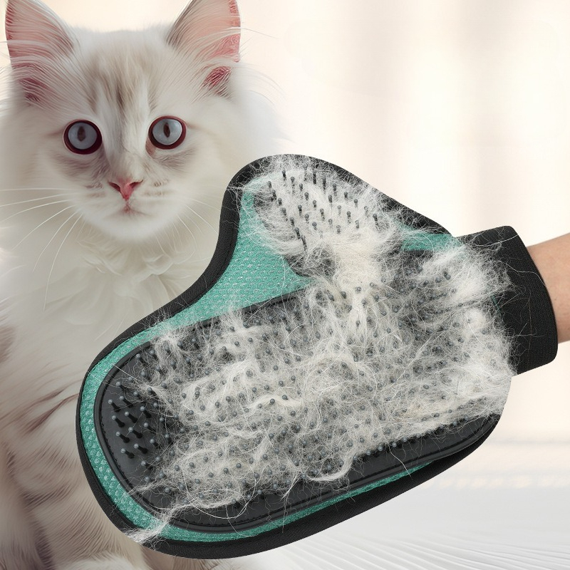 Перчатки для ухода за кошками, – обзор и цена Pet Grooming Glove