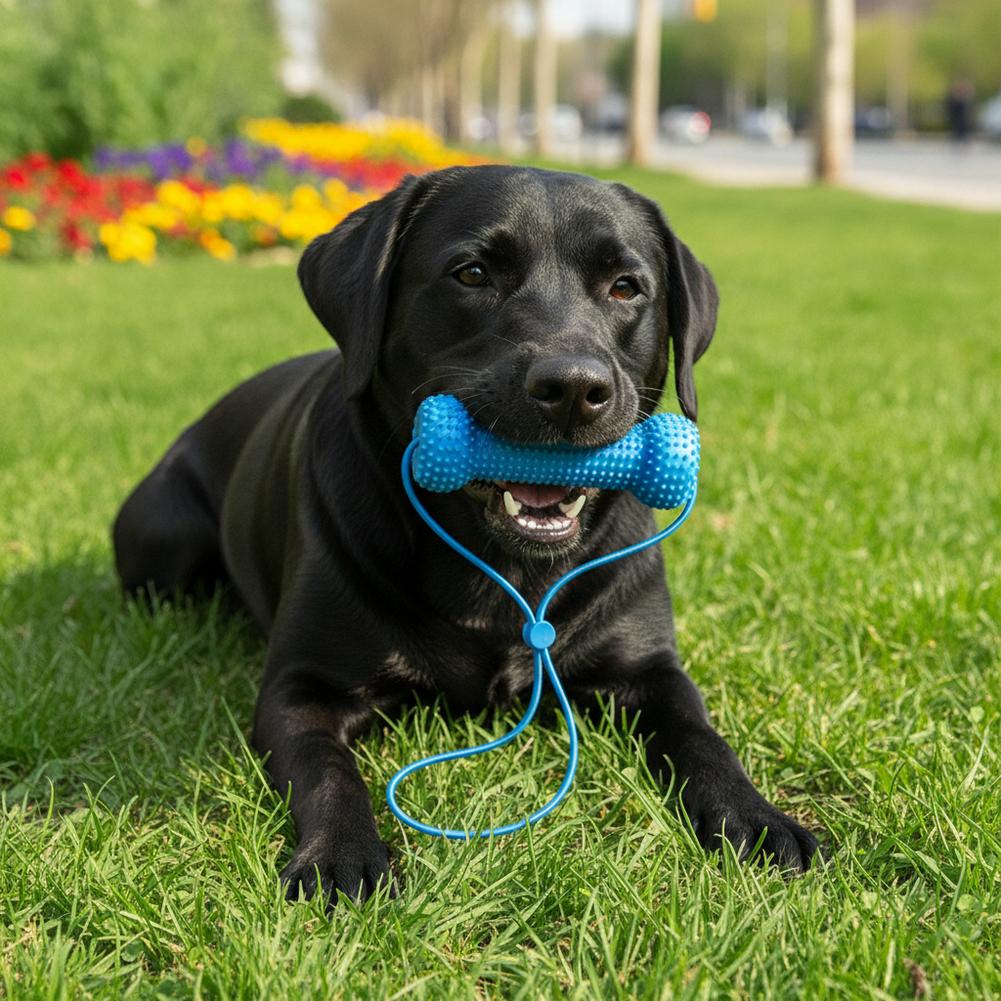 Двухфункциональный дентальный  – обзор и цена Pet Dental Chew Toy