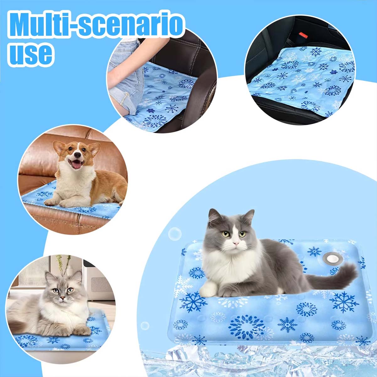 Летний охлаждающий коврик для  – обзор и цена Dog Cooling Mat