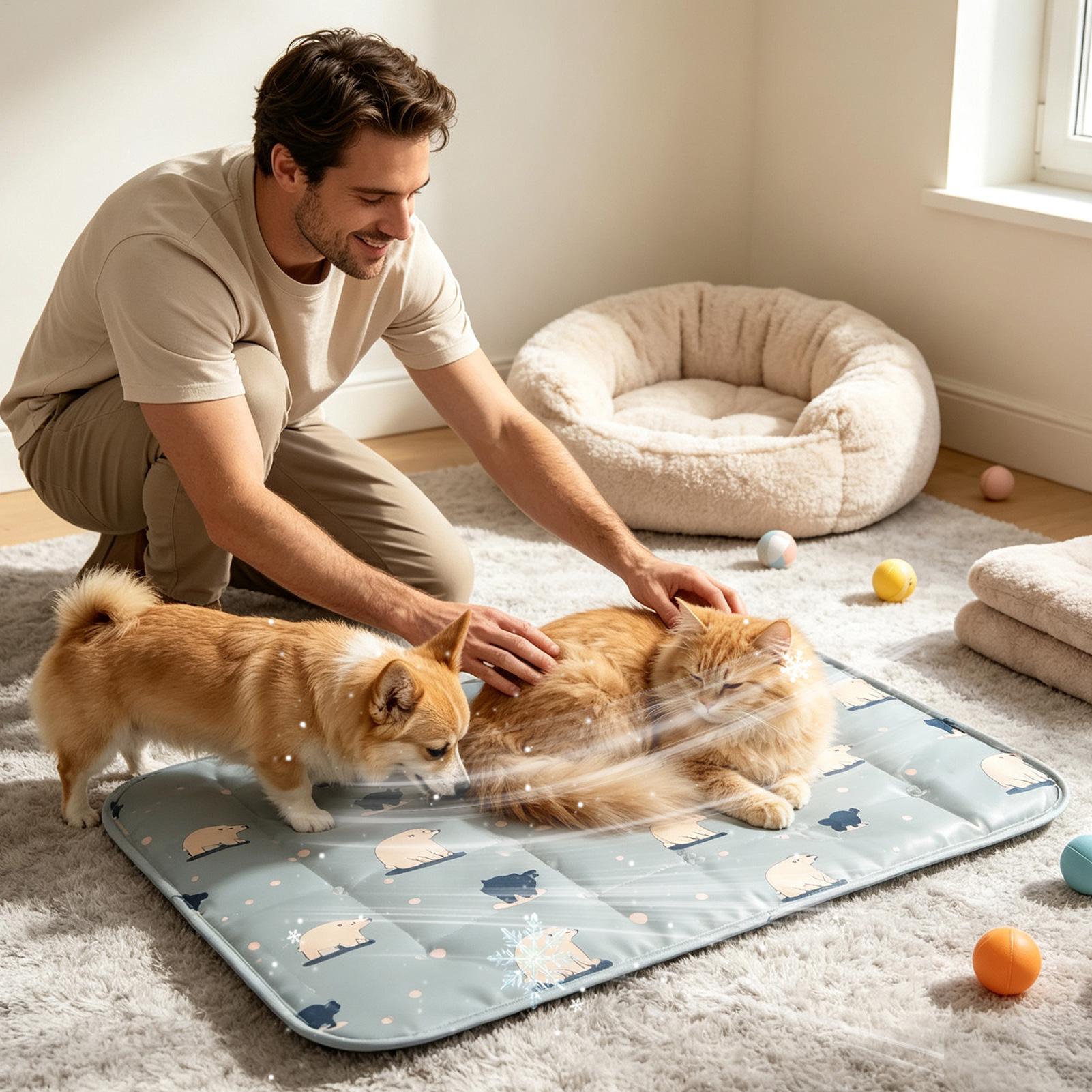 Охлаждающий коврик для собак 1 – обзор и цена Dog Cooling Mat