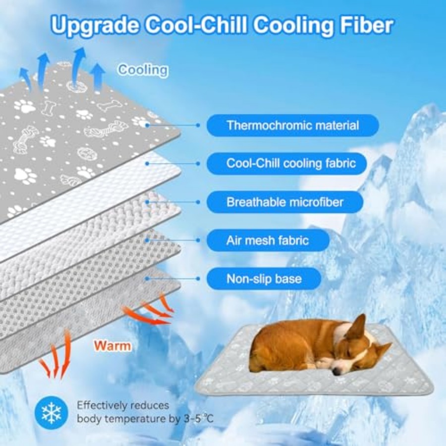 Охлаждающий коврик для собак,  – обзор и цена Dog Cooling Mat
