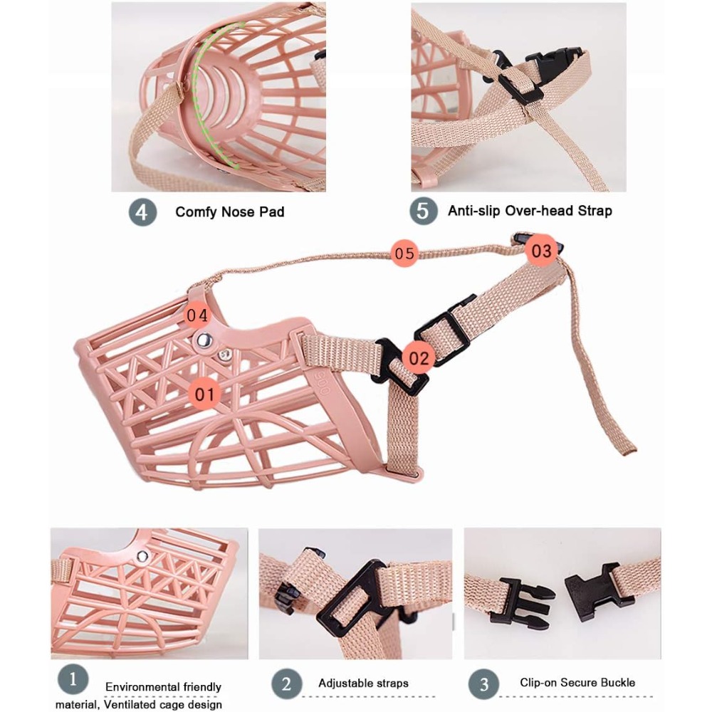 Мягкость, пластиковая намордни – обзор и цена Dog Muzzle Silicone